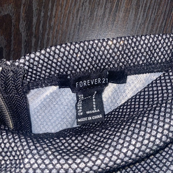 F21 Sequin Mini Strapless Dress - Picture 3 of 3